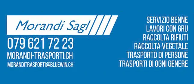 Banner pubblicitario azienda Morandi Sagl